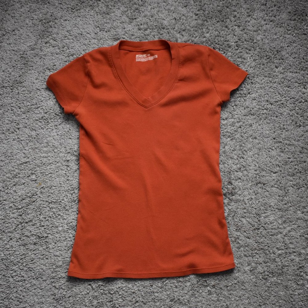 Mossimo Supply Co. Orange T-shirt Size Xsmall